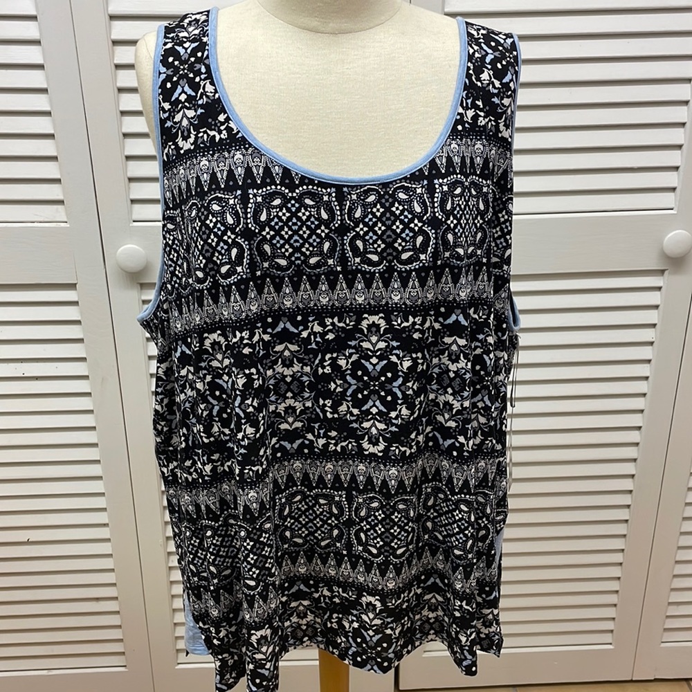 Nottibianche TEMPtation Lyocell Cooling Tank Top with Shelf Bra Size 3X